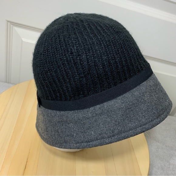 San Diego Hat Co Feminin Neutral Black Gray Knit Wool Blend Bucket Hat One Size - Picture 4 of 11